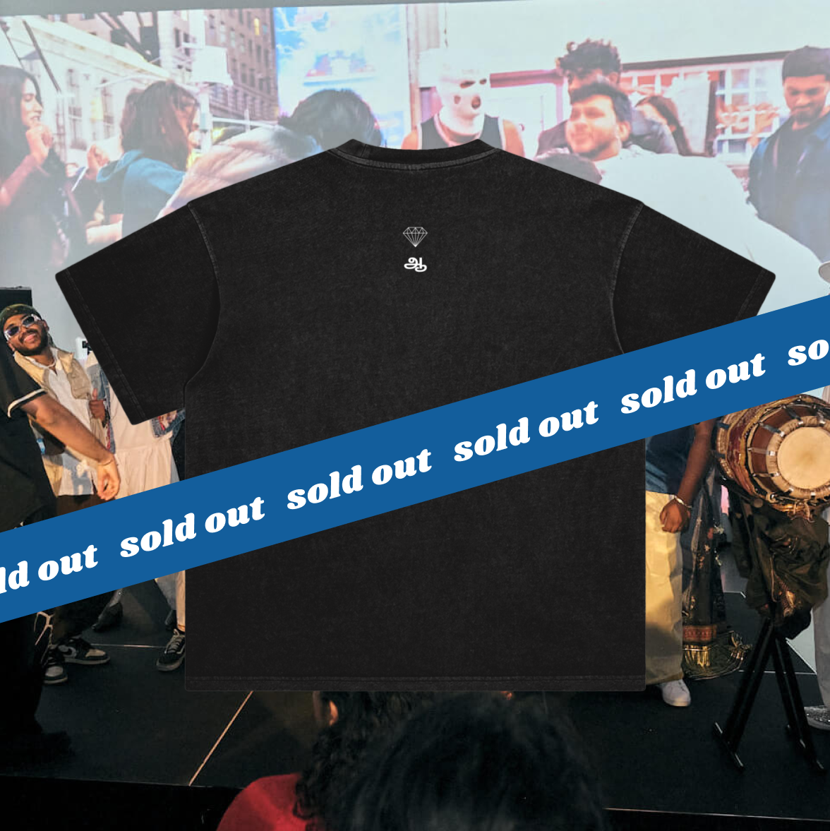 ar•ram•bam signature drop shirt - black // SOLD OUT