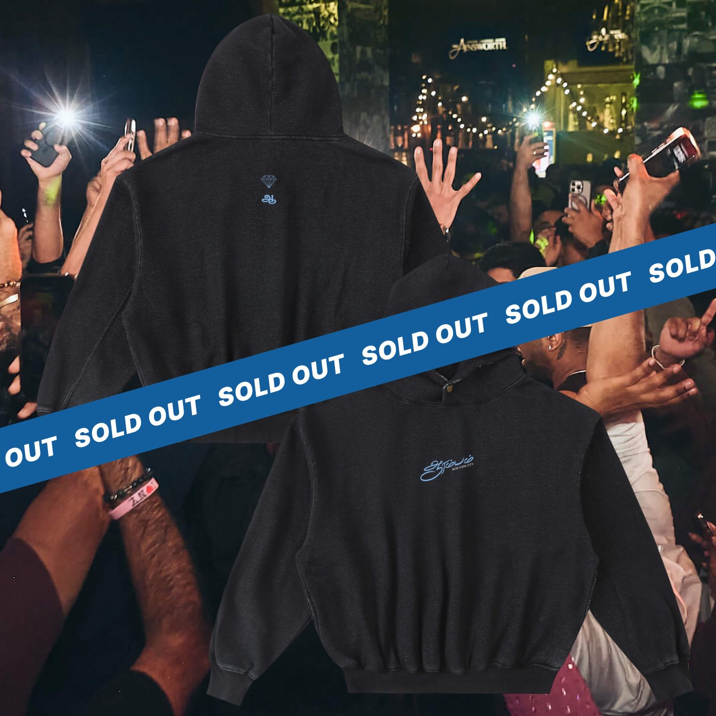 "ar•ram•bam" tamil letters hoodie // SOLD OUT